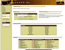 Tablet Screenshot of linkhaven.nl
